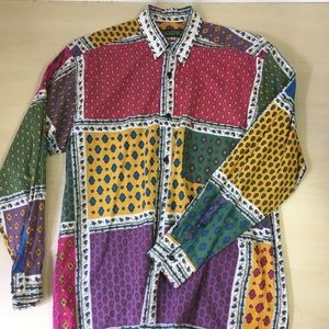 Vintage French Print Shirt
